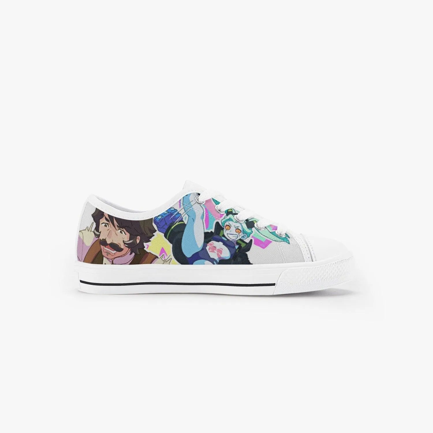 Cyberpunk Edgerunners Falco and Rebecca Kids A-Star Low Anime Shoes