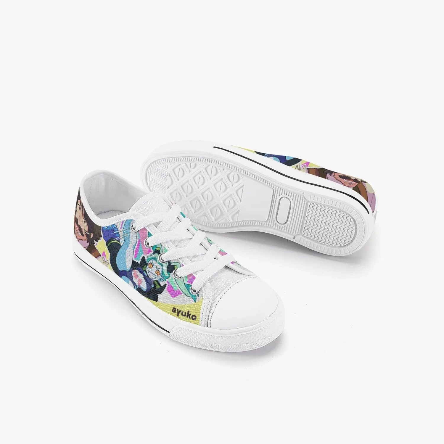 Cyberpunk Edgerunners Falco and Rebecca Kids A-Star Low Anime Shoes
