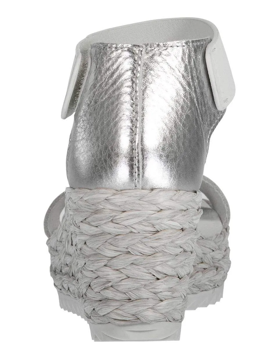 Fidelia Raffia Wedge