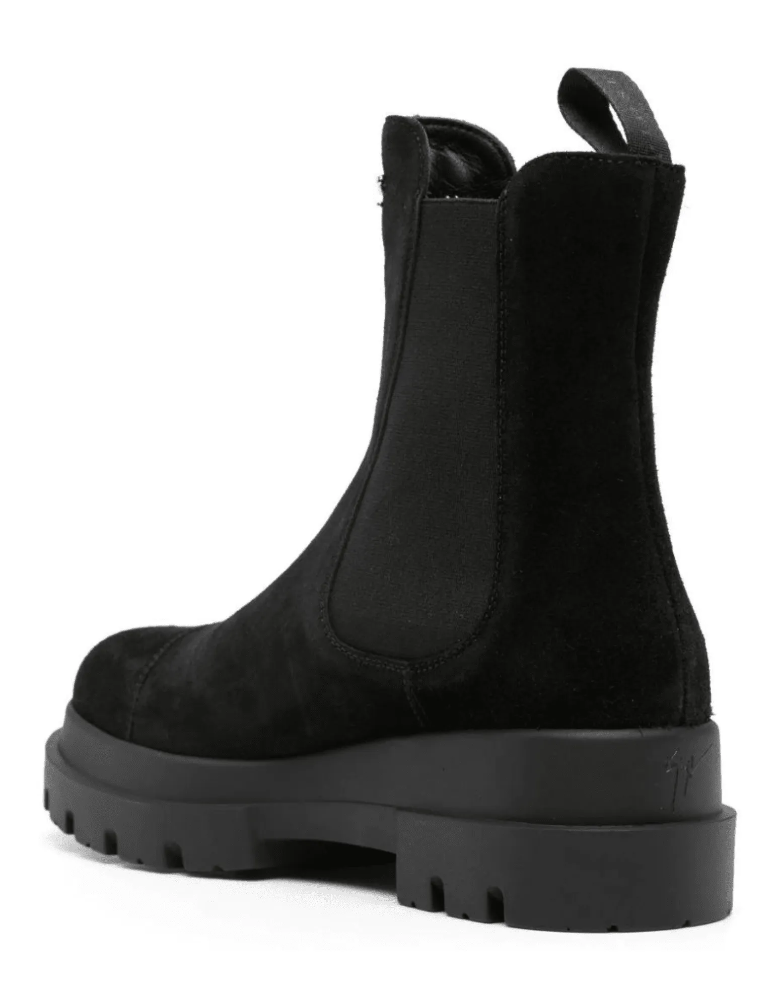 Giuseppe Zanotti Tankie Beatle Suede Chelsea Ankle  Boot