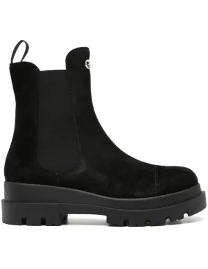 Giuseppe Zanotti Tankie Beatle Suede Chelsea Ankle  Boot
