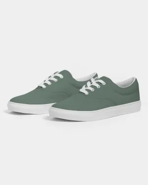 Medium Dark Green Women's Canvas Sneakers | Women's | Medium Dark Pale Pastel Green | C30M0Y30K60