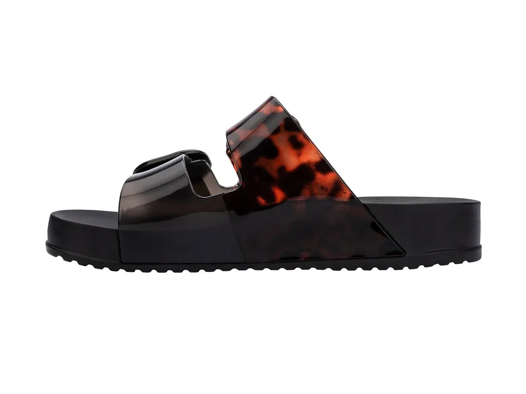 Melissa Cozy AD Black Platform Unisex Slides Slip Ons