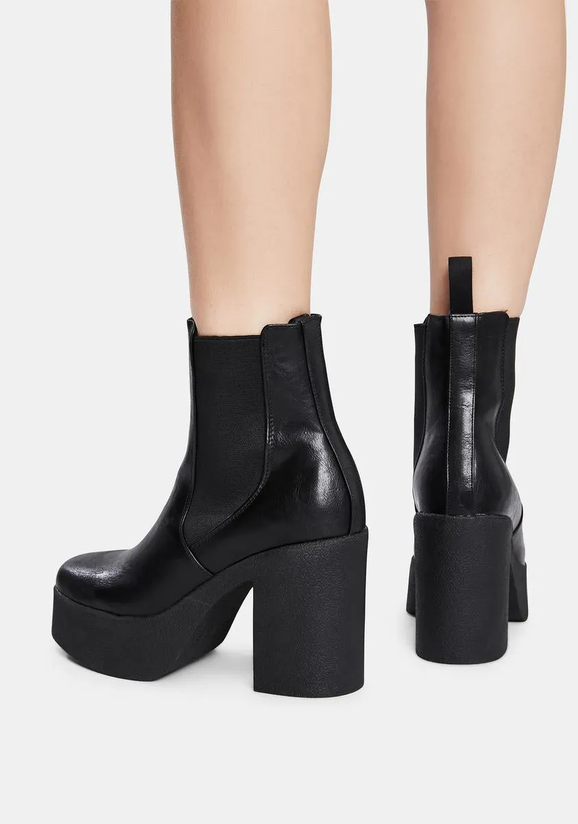Pick N Mix Platform Ankle Boots