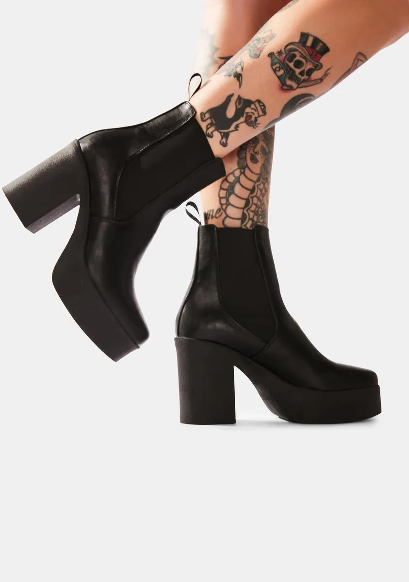 Pick N Mix Platform Ankle Boots
