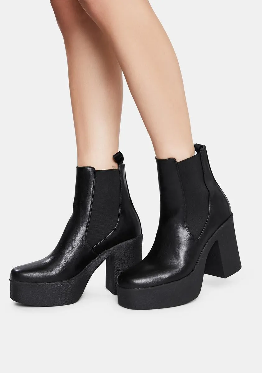 Pick N Mix Platform Ankle Boots