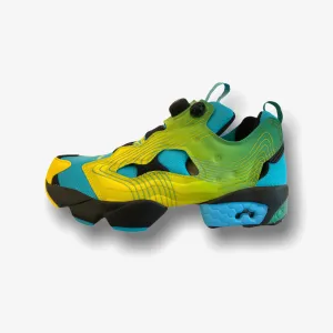 Reebok Chromat Instapump Fury Emerald Alerty Yellow Glacier Blue FY0825