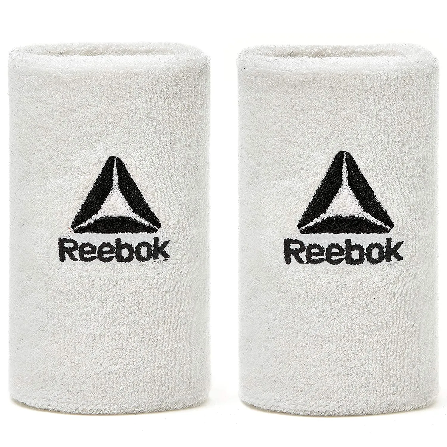 Reebok Sports Wristband, Long - White