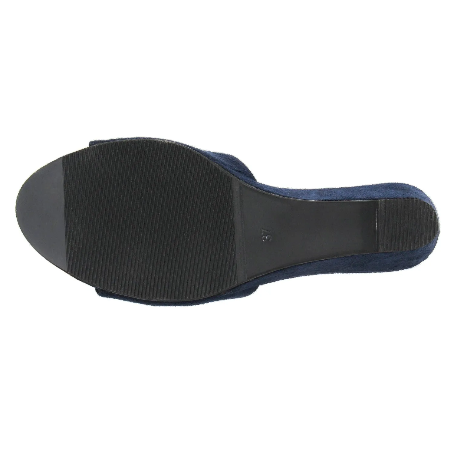 Tao Paris Ida 10012-03 Navy Blue Solid Wedges