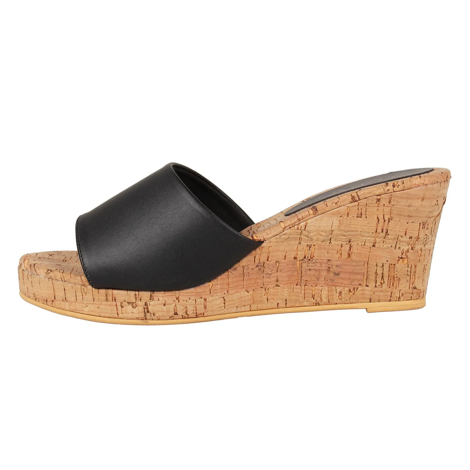 Tao Paris Ina 10013-02 Black Solid Wedges