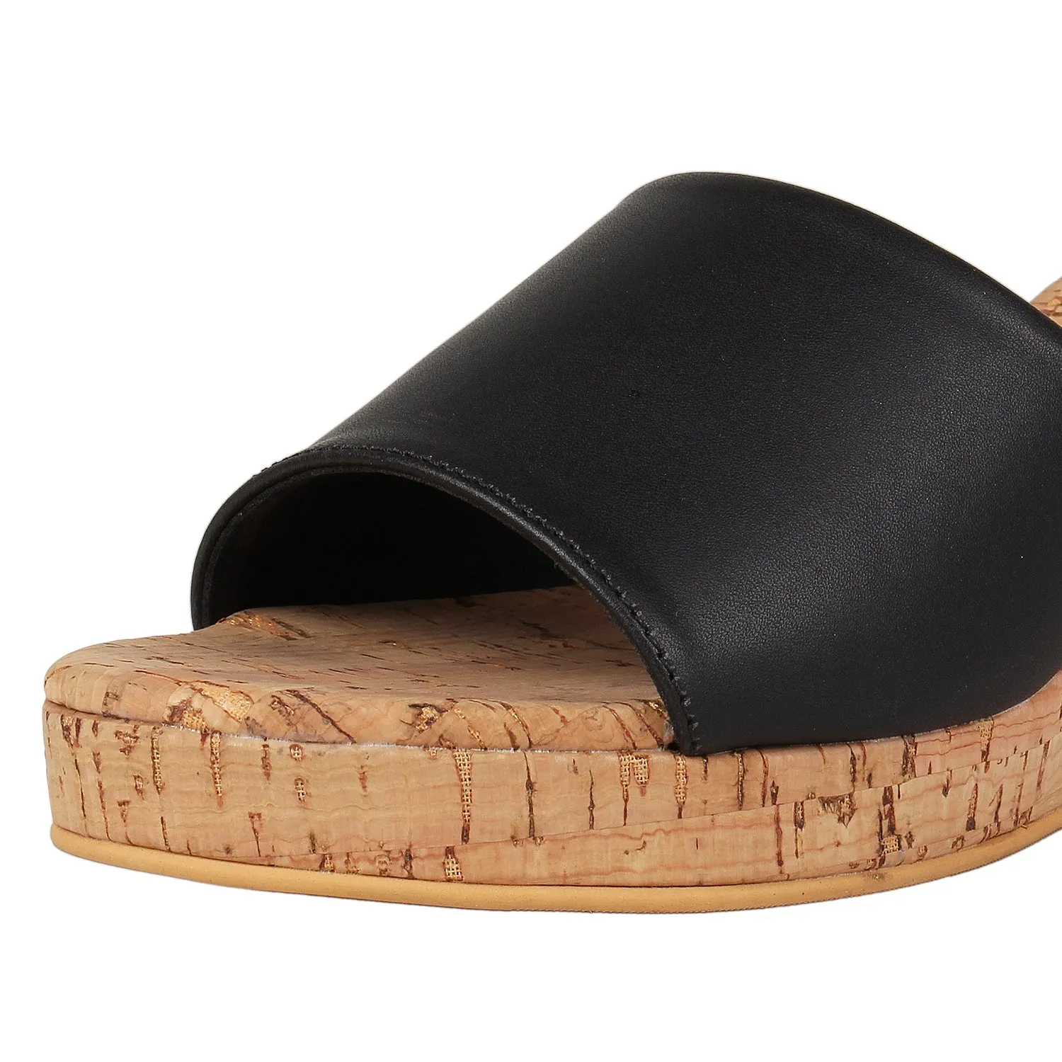 Tao Paris Ina 10013-02 Black Solid Wedges