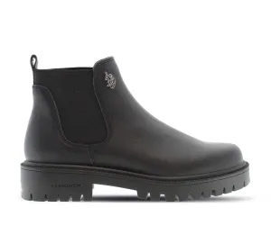 US POLO ASSN. WOMEN CHELSEA BOOTS IN BLACK